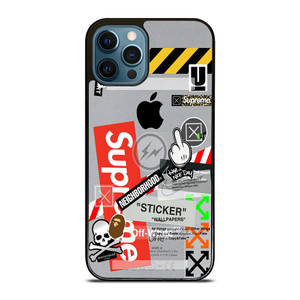 OFF WHITE SUPREME iPhone 12 Pro Max Case Cover