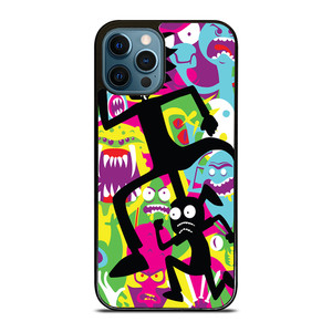RICK AND MORTY COLORFUL ART iPhone 12 Pro Max Case Cover RICK AND MORTY COLORFUL ART iPhone 12 Pro Max Case Cover