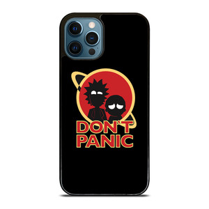 RICK AND MORTY DONT PANIC iPhone 12 Pro Max Case Cover RICK AND MORTY DONT PANIC iPhone 12 Pro Max Case Cover