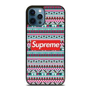 SUPREME AZTEC PATTERN iPhone 12 Pro Max Case Cover