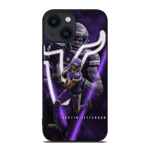 JUSTIN JEFFERSON MINNESOTA VIKINGS ICON  iPhone 14 Plus Case Cover