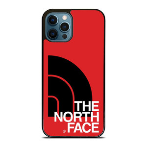 THE NORTH FACE LOGO BLACK RED iPhone 12 Pro Max Case Cover
