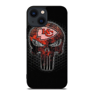 KANSAS CITY CHIEF PUNISHER SKULL LOGO iPhone 14 Plus Case Cover KANSAS CITY CHIEF PUNISHER SKULL LOGO iPhone 14 Plus Case Cover