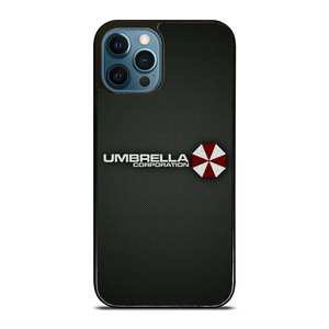 UMBRELLA CORPORATION LOGO CARBON iPhone 12 Pro Max Case Cover