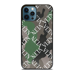 VALENTINO CAMO PATTERN iPhone 12 Pro Max Case Cover VALENTINO CAMO PATTERN iPhone 12 Pro Max Case Cover