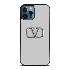 VALENTINO SILVER EMBLEM iPhone 12 Pro Max Case Cover