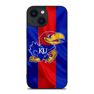 KANSAS JAYHAWKS FOOTBALL FLAG iPhone 14 Plus Case Cover KANSAS JAYHAWKS FOOTBALL FLAG iPhone 14 Plus Case Cover