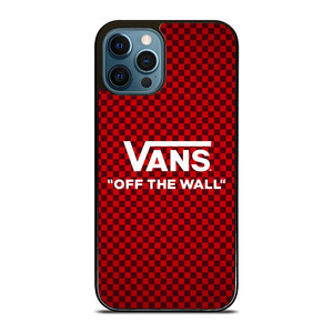 VANS OFF THE WALL RED CARBON iPhone 12 Pro Max Case Cover VANS OFF THE WALL RED CARBON iPhone 12 Pro Max Case Cover