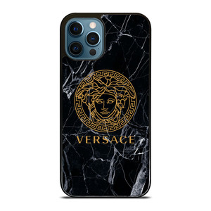 VERSACE BLACK MARBLE iPhone 12 Pro Max Case Cover VERSACE BLACK MARBLE iPhone 12 Pro Max Case Cover