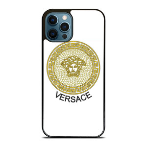 VERSACE ICON RED EMBROIDERY LOGO iPhone 12 Pro Max Case Cover