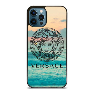 VERSACE LOGO BLUE SEA ICON iPhone 12 Pro Max Case Cover