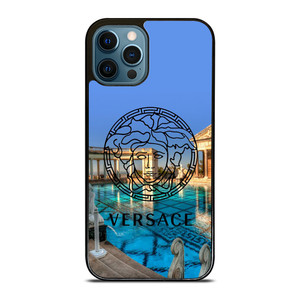 VERSACE LOGO POOL PALACE iPhone 12 Pro Max Case Cover VERSACE LOGO POOL PALACE iPhone 12 Pro Max Case Cover