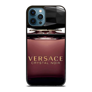 VERSACE PERFUME CRYSTAL NOIR iPhone 12 Pro Max Case Cover VERSACE PERFUME CRYSTAL NOIR iPhone 12 Pro Max Case Cover