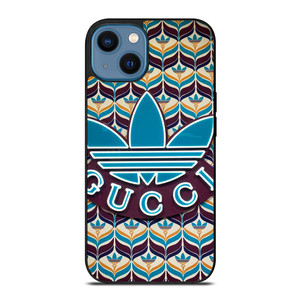 ADIDAS FEAT GUCCI LOGO iPhone 14 Case Cover ADIDAS FEAT GUCCI LOGO iPhone 14 Case Cover