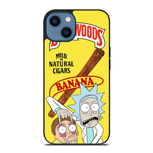 BACKWOODS CIGARS BANANA RICK AND MORTY iPhone 14 Case Cover BACKWOODS CIGARS BANANA RICK AND MORTY iPhone 14 Case Cover