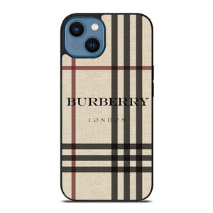 BURBERRY LONDON LOGO PATTERN iPhone 14 Case Cover BURBERRY LONDON LOGO PATTERN iPhone 14 Case Cover