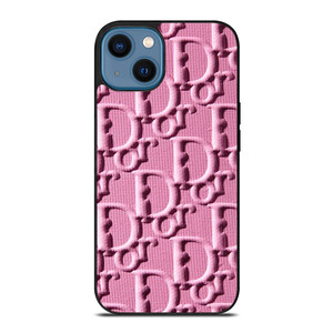 CHRISTIAN DIOR PINK EMBLEM iPhone 14 Case Cover CHRISTIAN DIOR PINK EMBLEM iPhone 14 Case Cover