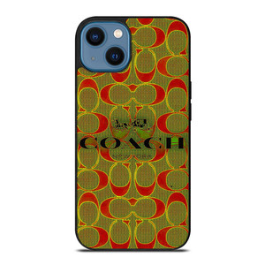 COACH NEW YORK LOGO GREEN RED ICON iPhone 14 Case Cover COACH NEW YORK LOGO GREEN RED ICON iPhone 14 Case Cover
