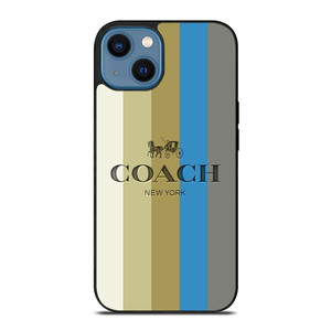 COACH NEW YORK STRIPE ICON iPhone 14 Case Cover COACH NEW YORK STRIPE ICON iPhone 14 Case Cover