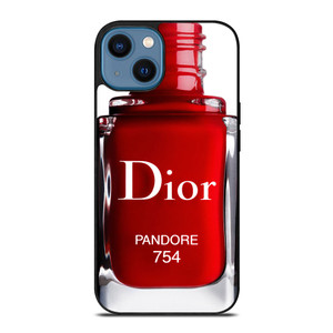 DIOR NAIL POLISH RED iPhone 14 Case Cover DIOR NAIL POLISH RED iPhone 14 Case Cover