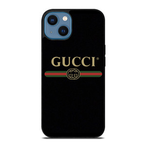 GUCCI LOGO BLACK iPhone 14 Case Cover GUCCI LOGO BLACK iPhone 14 Case Cover