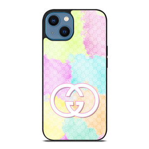 GUCCI LOGO COLORFULPATTERN ICON iPhone 14 Case Cover GUCCI LOGO COLORFULPATTERN ICON iPhone 14 Case Cover
