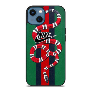 GUCCI SNAKE X NIKE LOGO ICON iPhone 14 Case Cover GUCCI SNAKE X NIKE LOGO ICON iPhone 14 Case Cover