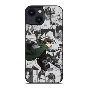 LEVI ACKERMAN ATTACK ON TITANS MANGA COLLAGE  iPhone 14 Plus Case Cover