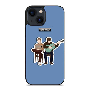 LIAM AND NOEL GALAGHER OASIS WONDERWALL iPhone 14 Plus Case Cover LIAM AND NOEL GALAGHER OASIS WONDERWALL iPhone 14 Plus Case Cover