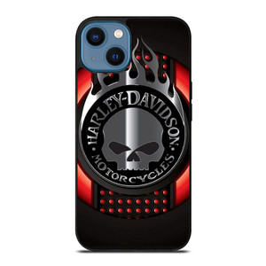 HARLEY DAVIDSON MOTORCYCLES COMPANY SKULL LOGO iPhone 14 Case Cover