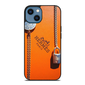 HERMES PARIS LOGO COIN AND PADLOCK iPhone 14 Case Cover