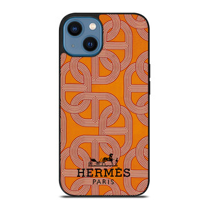 HERMES PARIS PATTERN iPhone 14 Case Cover