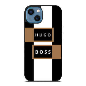 HUGO BOSS LOGO GOLD iPhone 14 Case Cover