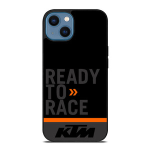 KTM READY TO RACE BLACK iPhone 14 Case Cover
