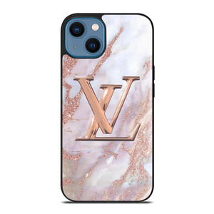 LOUIS VUITTON GOLDEN MARBLE EMBLEM iPhone 14 Case Cover