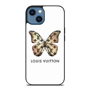 LOUIS VUITTON LV LOGO BUTTERFLY ICON iPhone 14 Case Cover