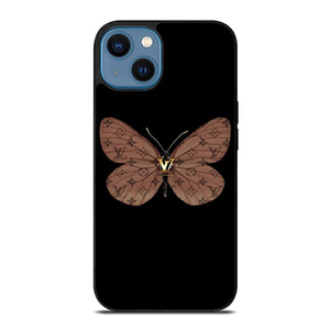 LOUIS VUITTON LV LOGO BUTTERFLY iPhone 14 Case Cover