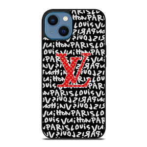 LOUIS VUITTON LV PARIS PATTERN LOGO iPhone 14 Case Cover
