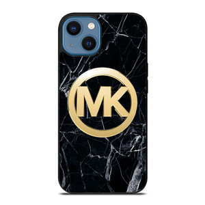 MICHAEL KORS GOLD MK LOGO iPhone 14 Case Cover