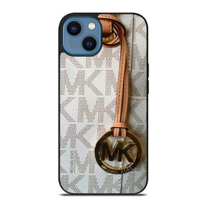 MICHAEL KORS MK WHITE iPhone 14 Case Cover MICHAEL KORS MK WHITE iPhone 14 Case Cover