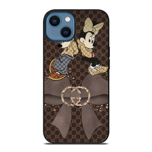 MICKEY MINNIE MOUSE DISNEY MOUSE GUCCI LOGO RIBBON iPhone 14 Case Cover MICKEY MINNIE MOUSE DISNEY MOUSE GUCCI LOGO RIBBON iPhone 14 Case Cover