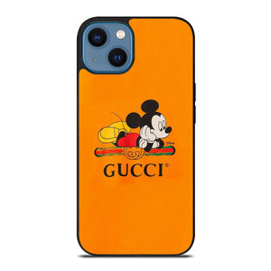 MICKEY MOUSE DISNEY X GUCCI LOGO iPhone 14 Case Cover MICKEY MOUSE DISNEY X GUCCI LOGO iPhone 14 Case Cover
