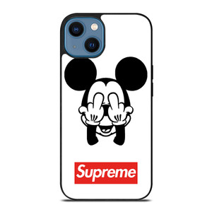 MICKEY MOUSE SUPREME iPhone 14 Case Cover MICKEY MOUSE SUPREME iPhone 14 Case Cover