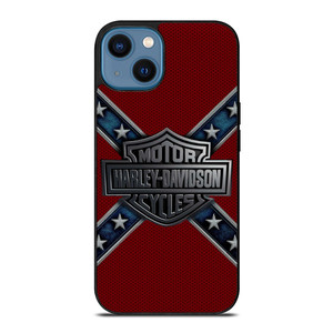 MOTORCYCLE HARLEY DAVIDSON LOGO RED iPhone 14 Case Cover