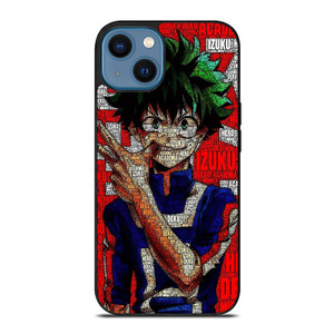 MY HERO ACADEMIA IZUKU MIDORIYA ANIME iPhone 14 Case Cover MY HERO ACADEMIA IZUKU MIDORIYA ANIME iPhone 14 Case Cover