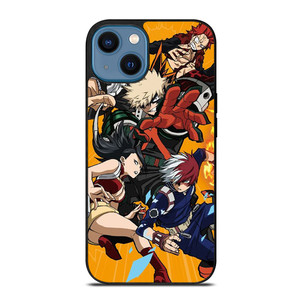 MY HERO ACADEMIA MANGA CHARACTER iPhone 14 Case Cover