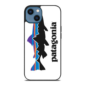PATAGONIA FISHING BUILT LOGO iPhone 14 Case Cover PATAGONIA FISHING BUILT LOGO iPhone 14 Case Cover