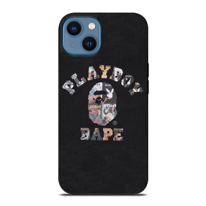 PLAYBOY BUNNY X BAPE iPhone 14 Case Cover PLAYBOY BUNNY X BAPE iPhone 14 Case Cover