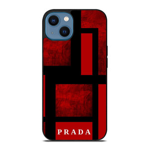 PRADA LOGO RED iPhone 14 Case Cover