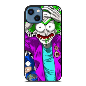 RICK AND MORTY BATMAN JOKER iPhone 14 Case Cover RICK AND MORTY BATMAN JOKER iPhone 14 Case Cover